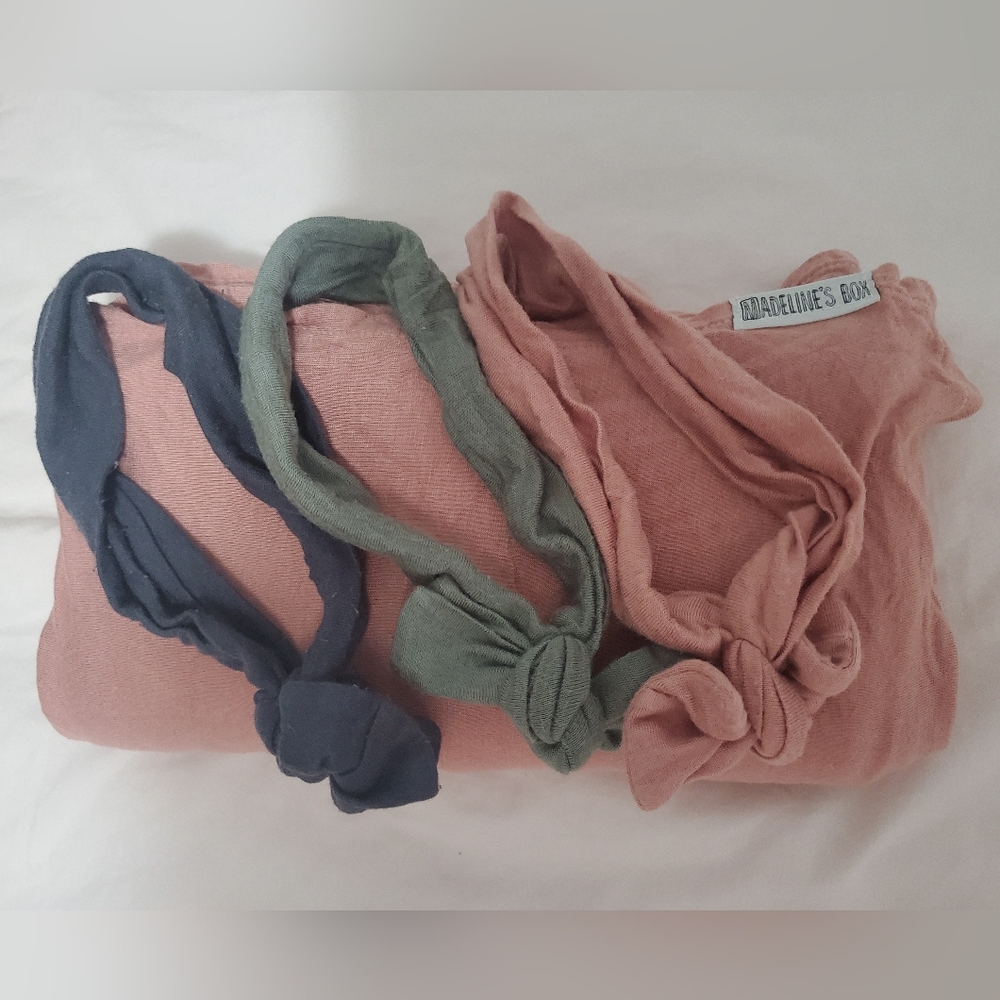 Swaddle and Headband Set